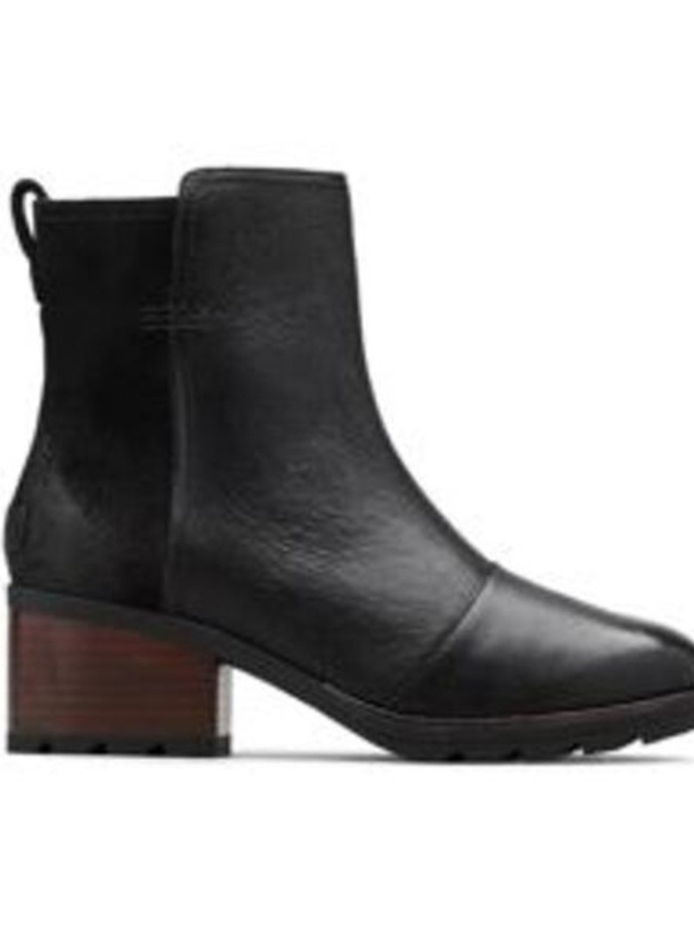 Women's Sorel Cate Black Leather Boots- Size 8.5 New